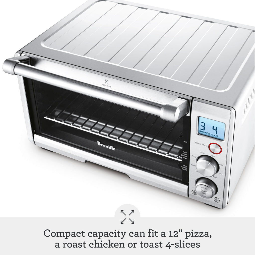 Compact Countertop Toaster Oven, Brushed Stainless Steel, BOV650XL