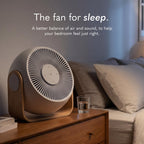 Smart Cooling Fan with White Noise for Bedroom Sleep
