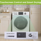 2.65 Cu Ft All In One Apartment Size Washer and Dryer Combo Compact Space Saving Design for Small Spaces