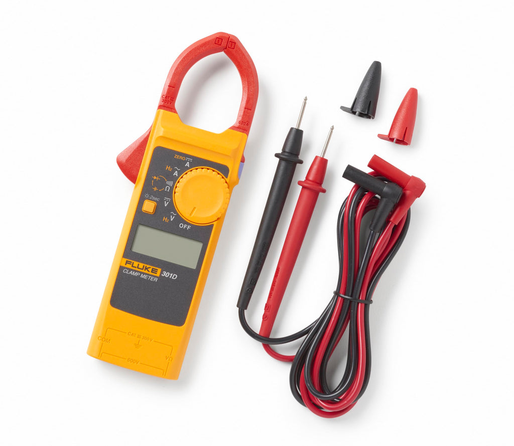 600A AC/DC Digital Clamp Meter with Slim Body and Thin Jaw, 301D/ESP