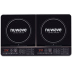 1800W Double Induction Cooktop with Two 8 Inch Burners, Independent Controls