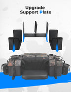 76L ATV Storage Bags with Cooler Bag Upgraded Four Wheel Rear Rack Cargo Seat Bag for Sportsman Fourtrax