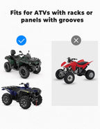 76L ATV Storage Bags with Cooler Bag Upgraded Four Wheel Rear Rack Cargo Seat Bag for Sportsman Fourtrax
