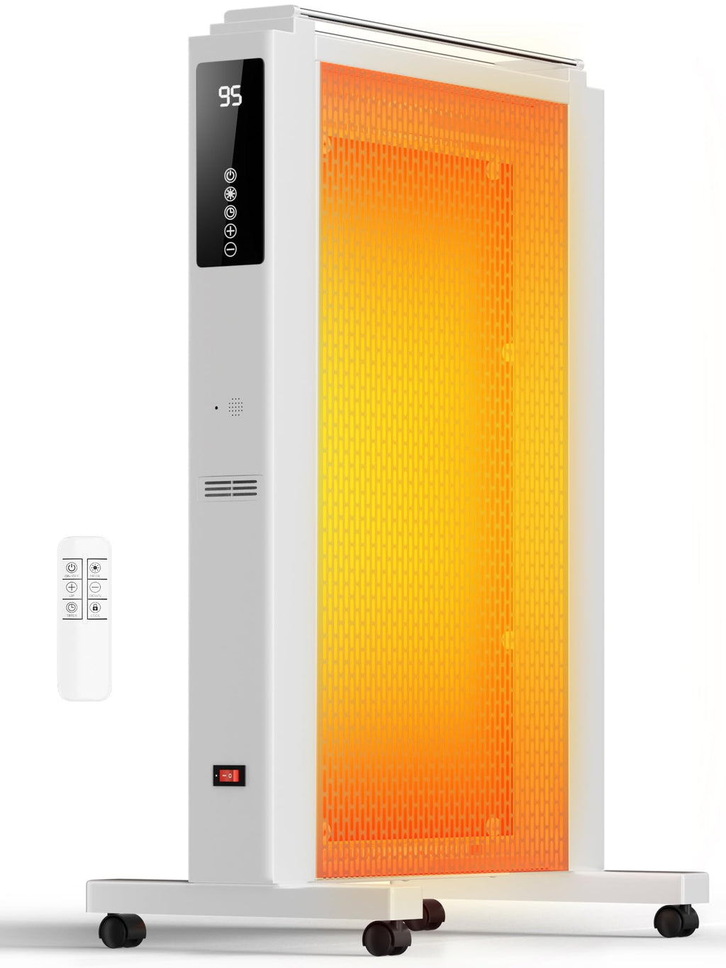 Electric mica infrared space heaters for large room whole room indoor use bedroom office garage