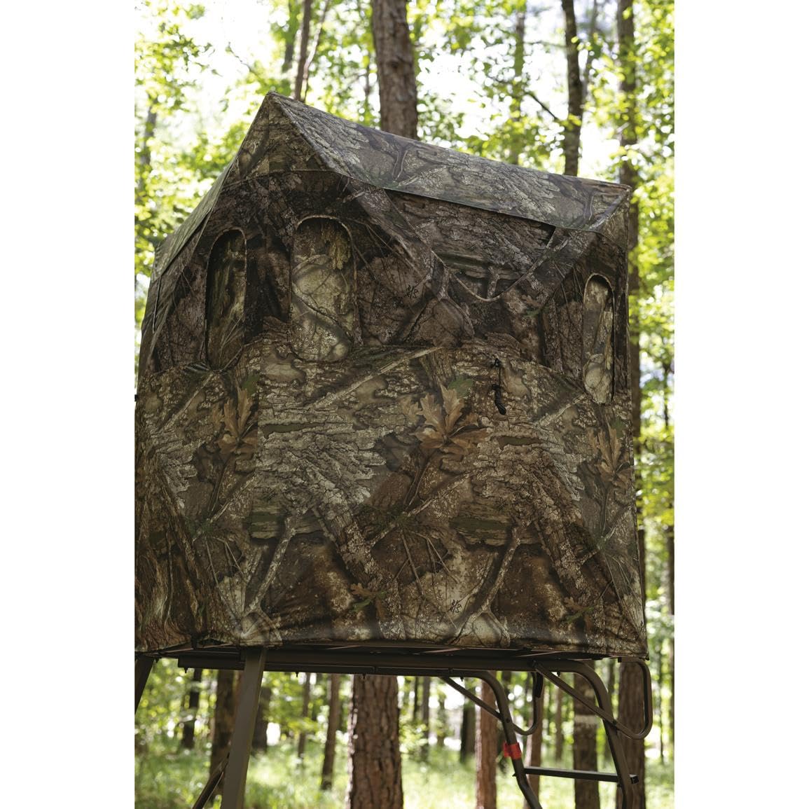 6 Foot Tripod Hunting Tower Blind 2 Man Elevated Stand Hunting Gear Equipment Accessories 4 by 4