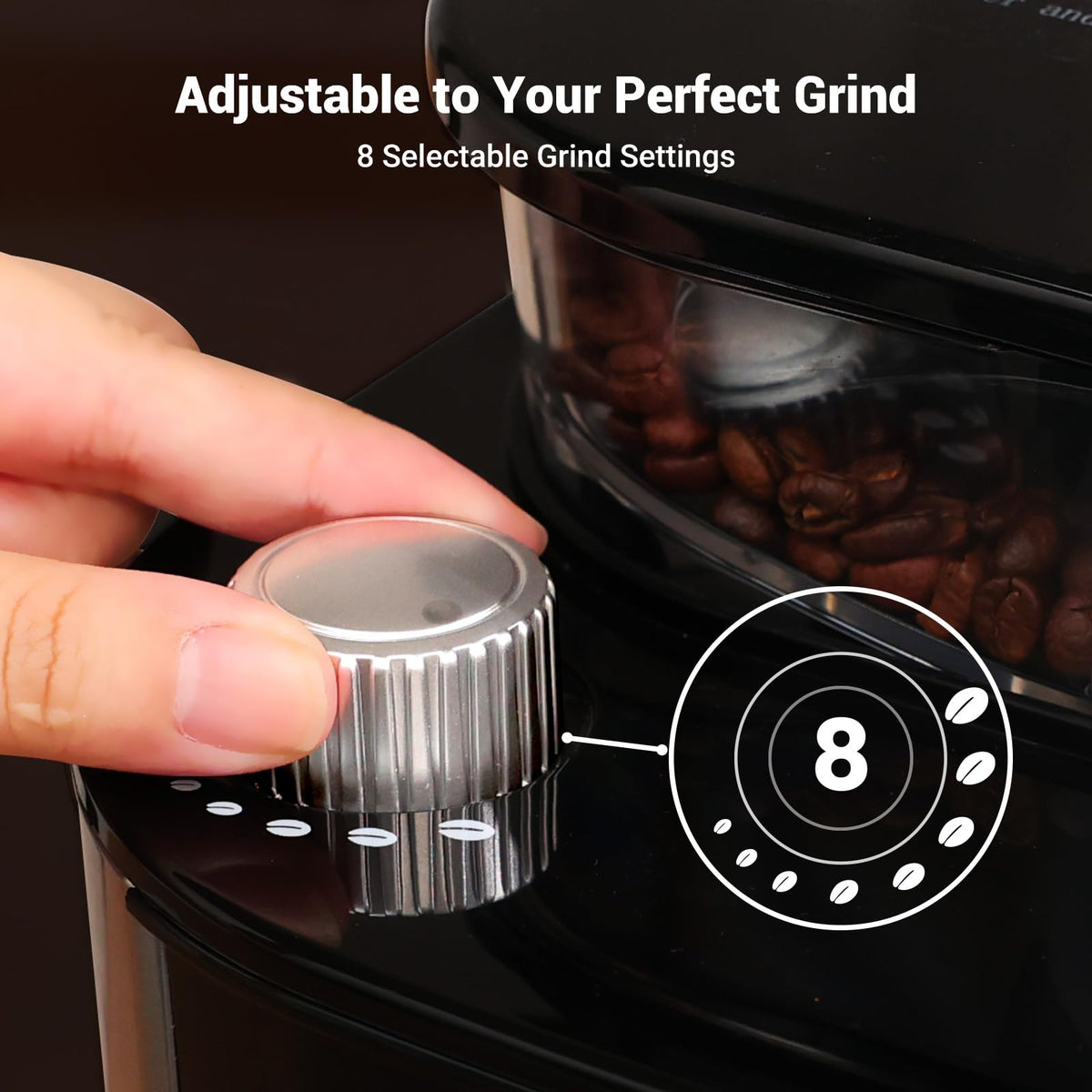 10 cup grind and brew drip coffee maker with built in burr grinder for fresh coffee every day