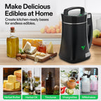Herbal Decarboxylation and Infusion Machine for Butter Oil Tinctures Edibles with Temperature Control