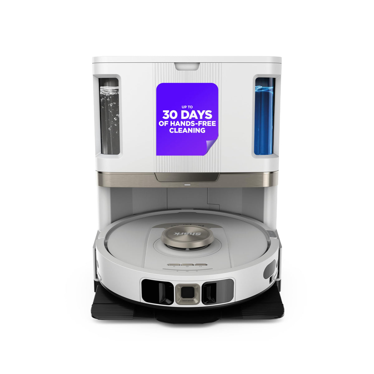 Stratos Robot Vacuum and Mop Combo Robotic Cleaner with 60 Day Self Empty Base White AV2700ZE