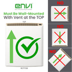 1000W Wi Fi Plug In Electric Wall Heater Energy Efficient Large Room App Control Thermal Shut Off