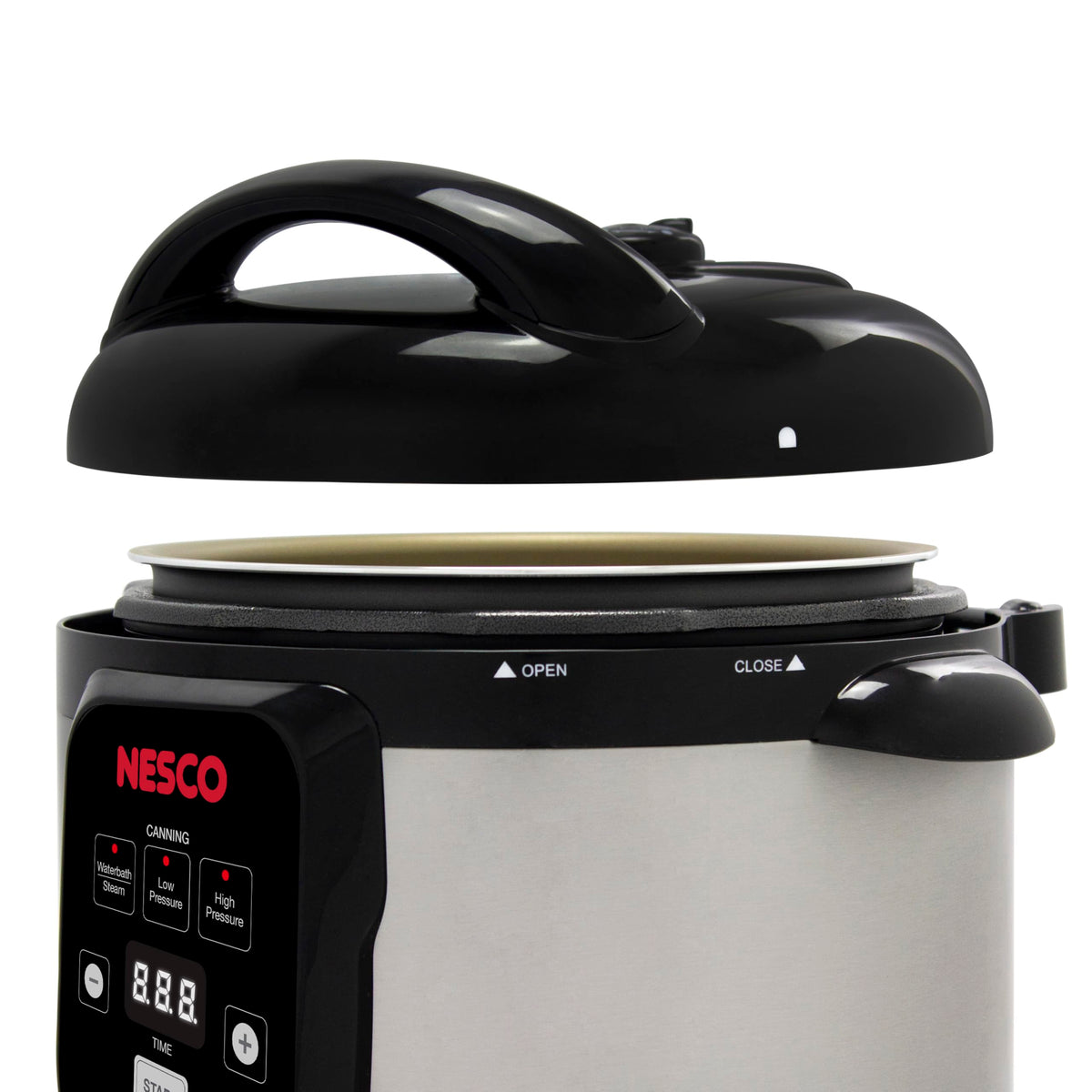 NPC 9 smart electric pressure canner cooker 9.5 quart stainless steel digital controls for food preservation