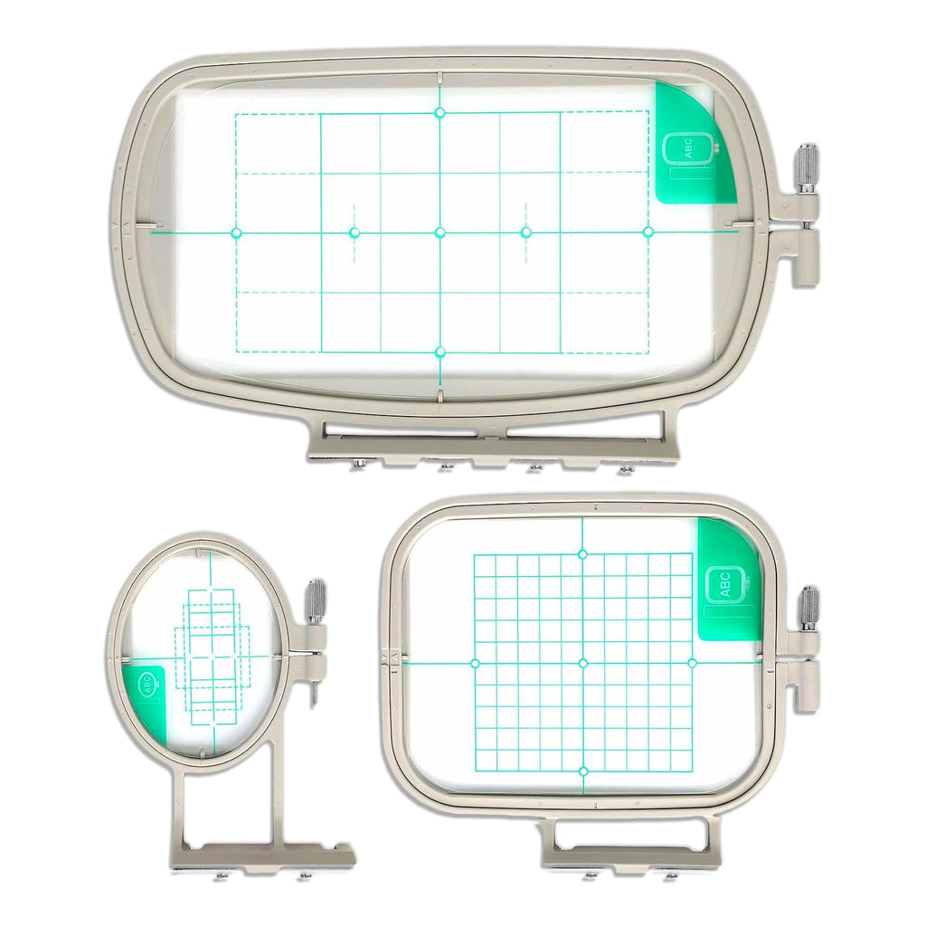 SE700 Combo Embroidery Sewing Machine with 4 Embroidery Hoops Embroidery Thread Set Accessories