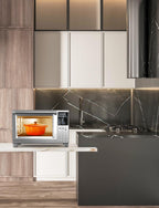 Bravo XL Pro air fryer toaster oven with improved 100 percent super convection oven technology