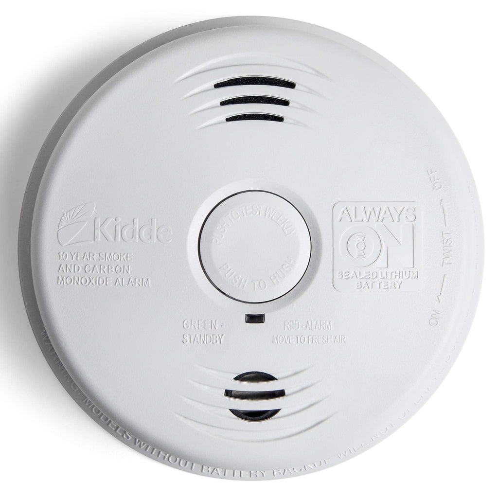 Smoke and CO Detector Alarm Voice Warning Hardwired 10 Year Lithium Battery Backup Interconnectable i12010SCO