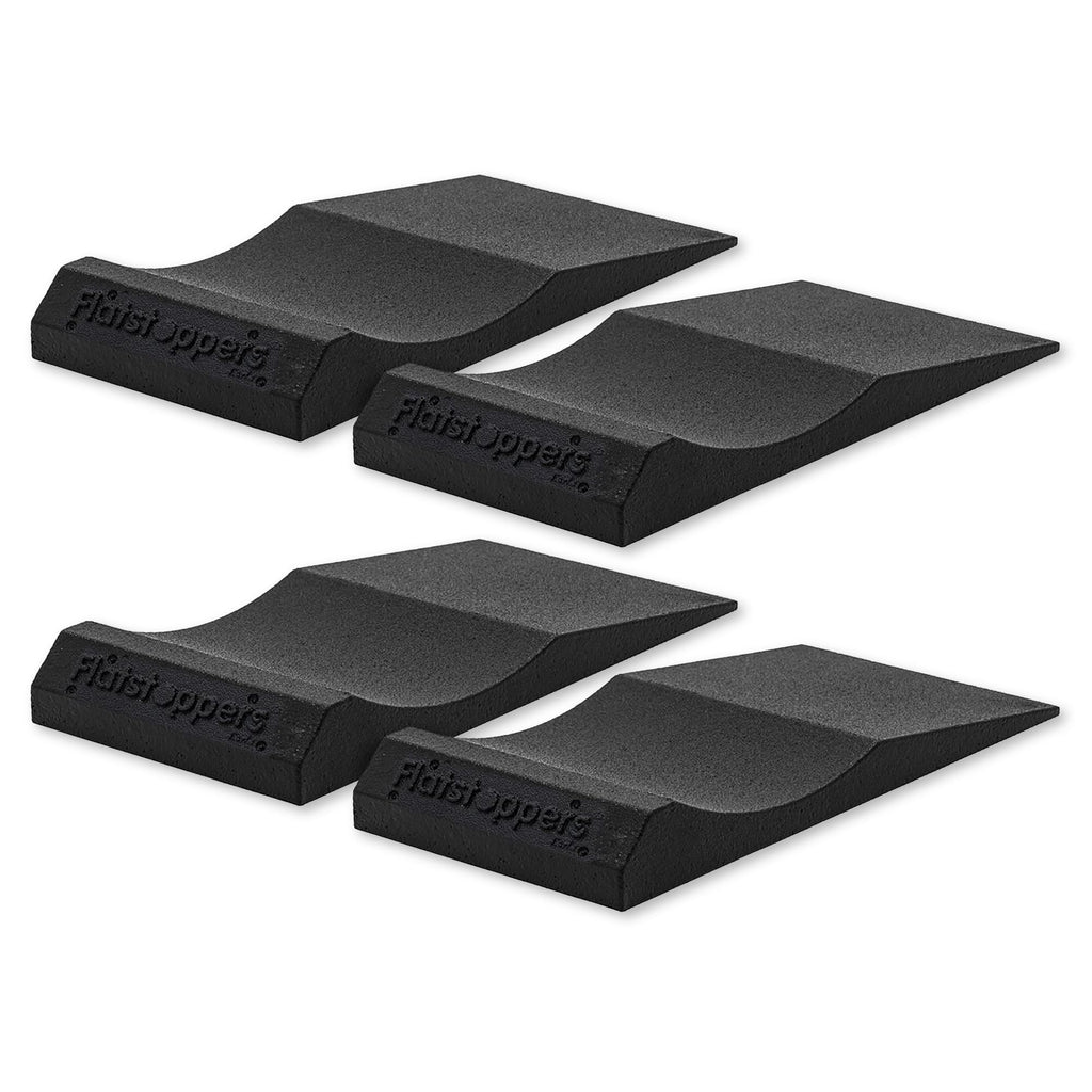 FlatStoppers Foam Tire Saver Storage Ramps 14 In Wide Set of 4 for Long Term Vehicle Storage