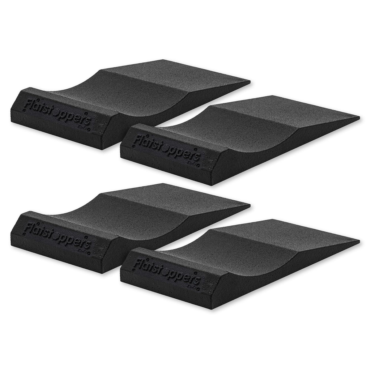 FlatStoppers Foam Tire Saver Storage Ramps 14 In Wide Set of 4 for Long Term Vehicle Storage