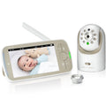 DXR-8 PRO 5 inch HD video baby monitor with 1 camera ANR no WiFi hack proof pan tilt zoom interchangeable lens
