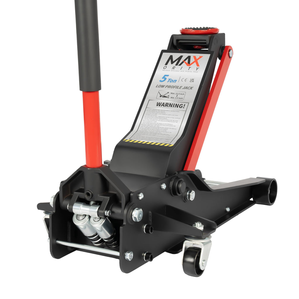 5 ton 11000lbs low profile hydraulic heavy duty steel floor jack dual piston quick lift pump for car repair