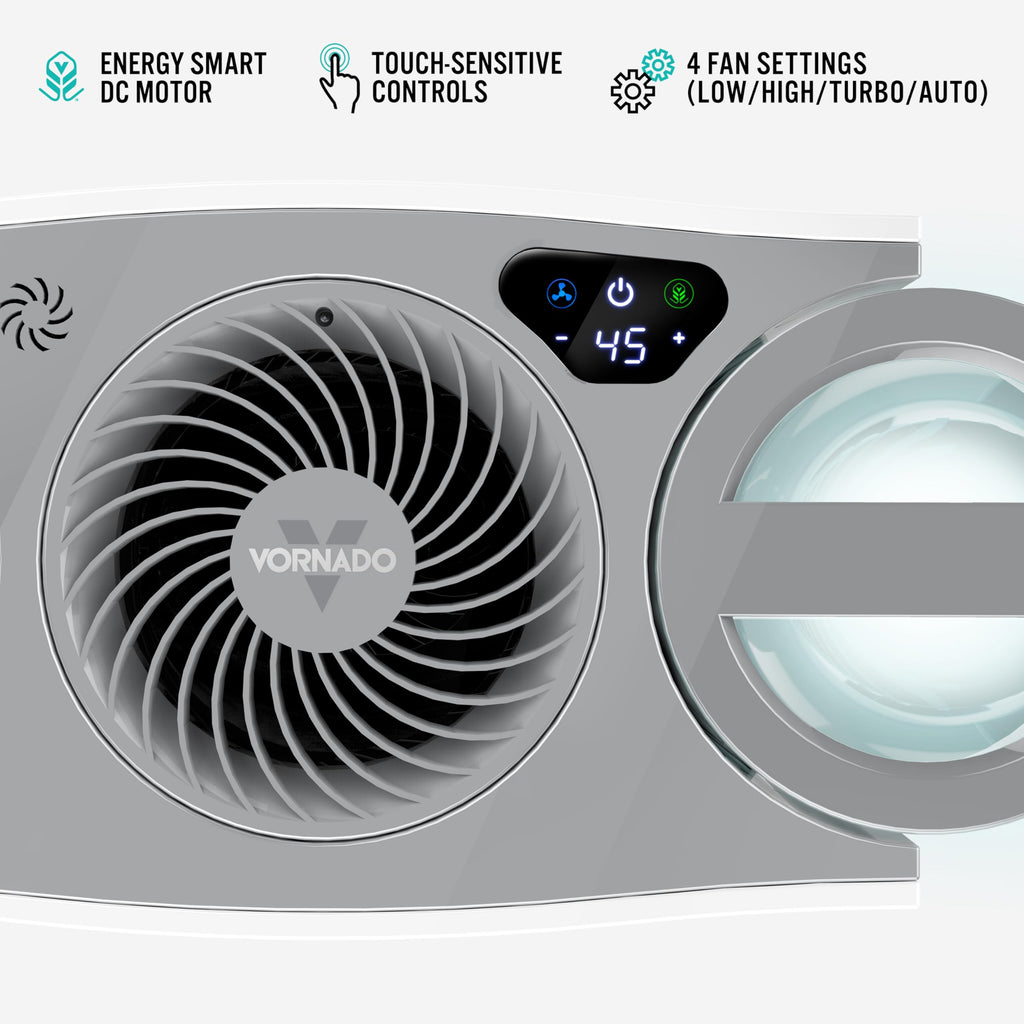 Evaporative Humidifier for Large Rooms up to 1000 Sq Ft, 2 Gallon Dual Tank, EVDC500
