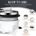 Commercial rice cooker 90 cup 16 qt large capacity cooker for restaurant catering and buffet