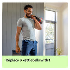 SelectTech 840 Adjustable Kettlebell Compact Space Saving Design for Home Gym Strength Training