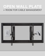 Tilting TV Wall Mount for 42 to 90 Inch TVs, Low Profile, 12 Degree Tilt