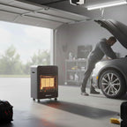 Portable Outdoor Propane Cabinet Heater 18000 BTU Radiant Gas Heater Tip Over and ODS Safety Shut Off 22BF-A00