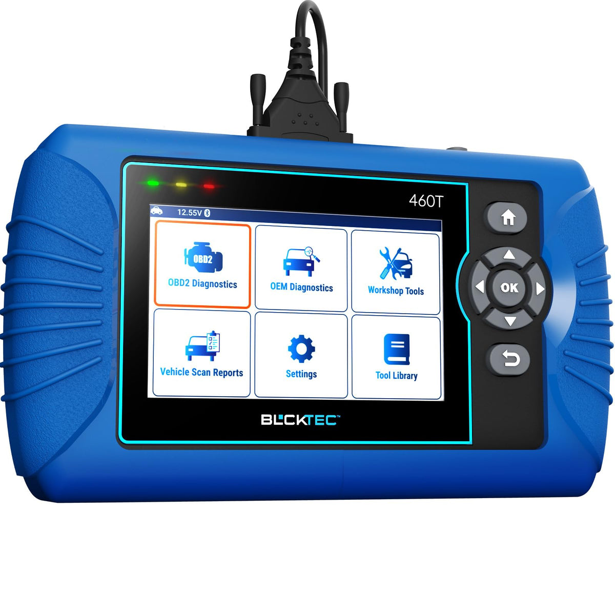 460T OBD2 Scanner Car Code Reader ABS SRS Transmission Diagnostic Tool 12 Reset Services Auto VIN Free Update