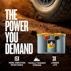 High Performance D34/78 Sealed AGM Battery 12V Maintenance Free Deep Cycle for Cars Trucks SUVs RV