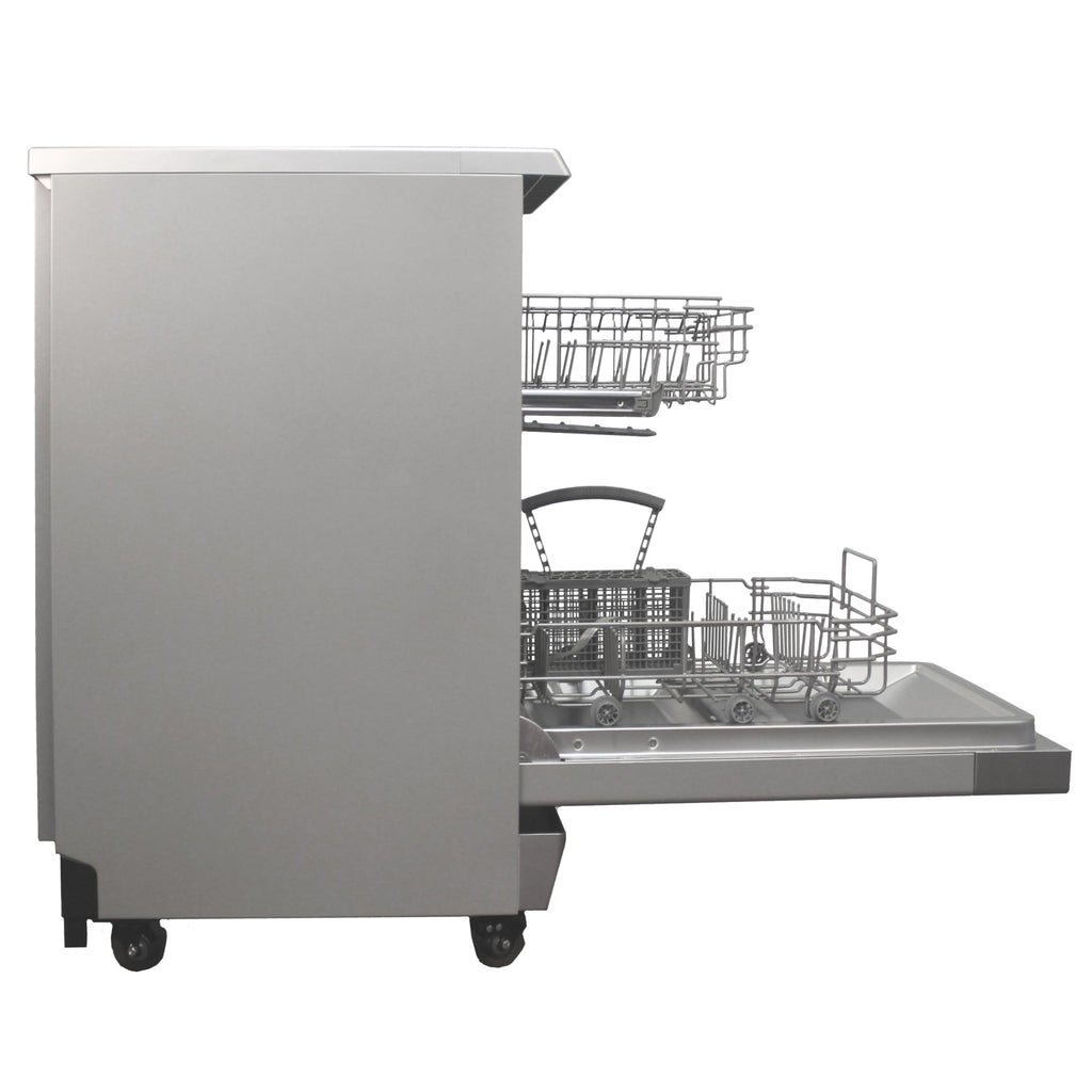 SD-9263SSC 18 Inch Portable Dishwasher Energy Star Stainless Steel Compact Dishwasher for RV Apartment Dorm