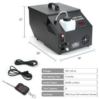 1500W Low Lying Fog Machine with Dry Ice Fog Chiller for Stage Events