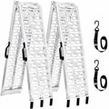 7.5 Ft Aluminum Loading Ramps for Pickup Trucks and ATVs, 2 Pack