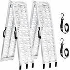 7.5 Ft Aluminum Loading Ramps for Pickup Trucks and ATVs, 2 Pack
