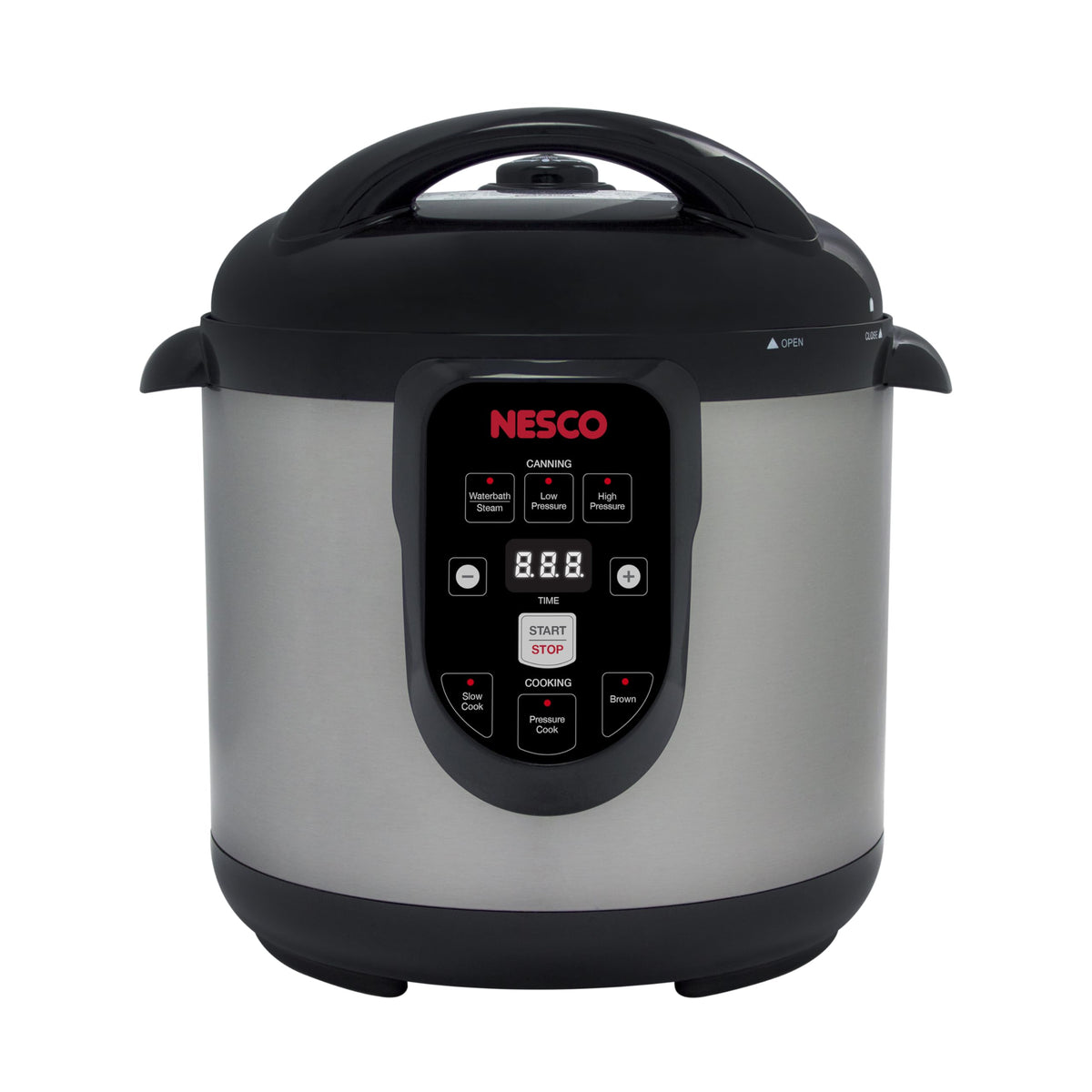 NPC 9 smart electric pressure canner cooker 9.5 quart stainless steel digital controls for food preservation