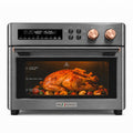 Infrared 26.3 QT Air Fryer Toaster Oven 10 in 1 Combo Convection 6 Slice Toast Enamel Pan Easy Clean Renewed