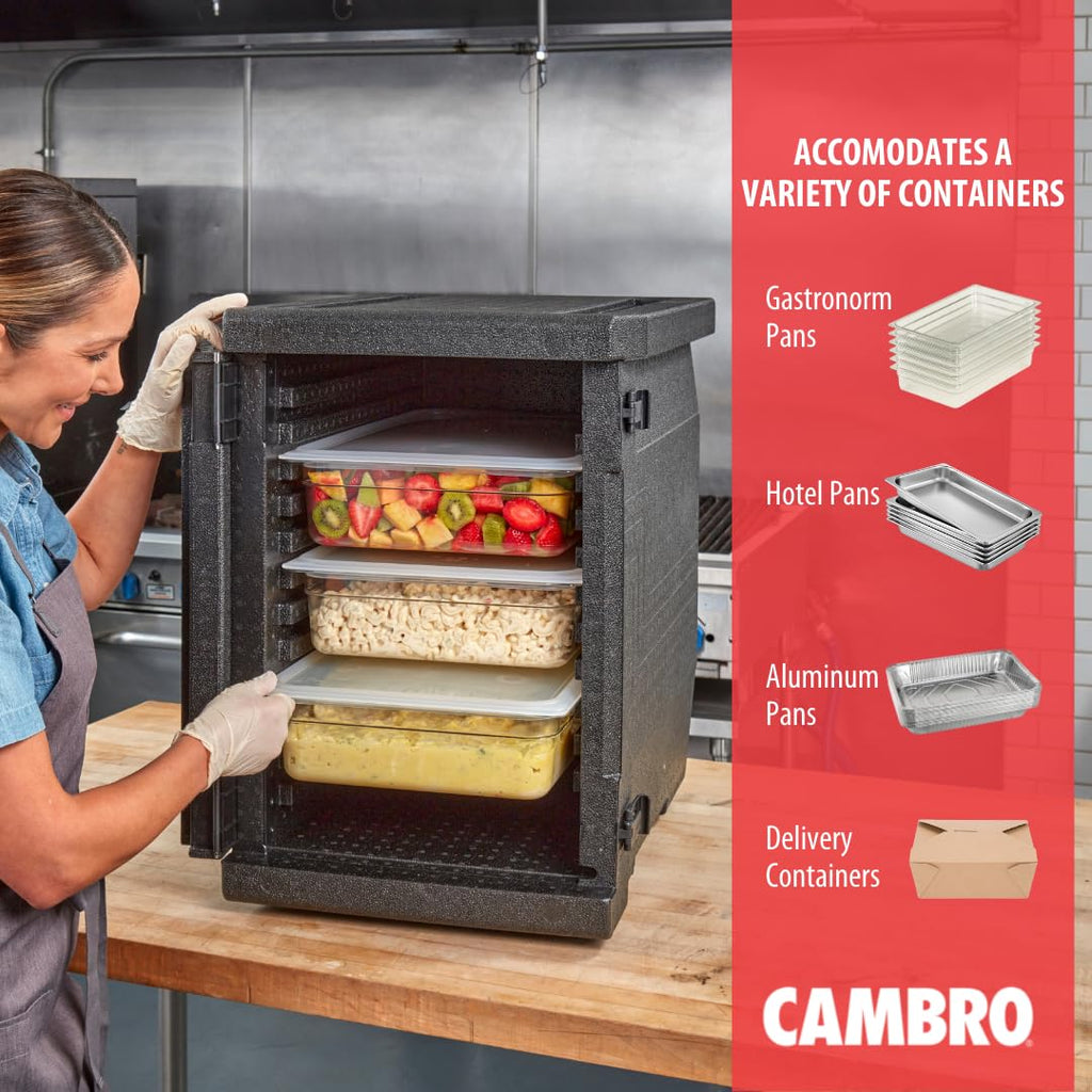 Insulated Food Pan Carrier, Holds Four 4 Inch Pans, EPP400, Catering Transport