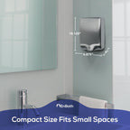 Commercial Electric Hand Dryer 2 Pack, 224 MPH, Stainless Steel, Air Filter