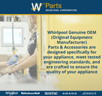 WPW10300022 Genuine OEM Refrigerator Ice Maker Assembly Replacement Replaces W10122556 W10300022 W10377190