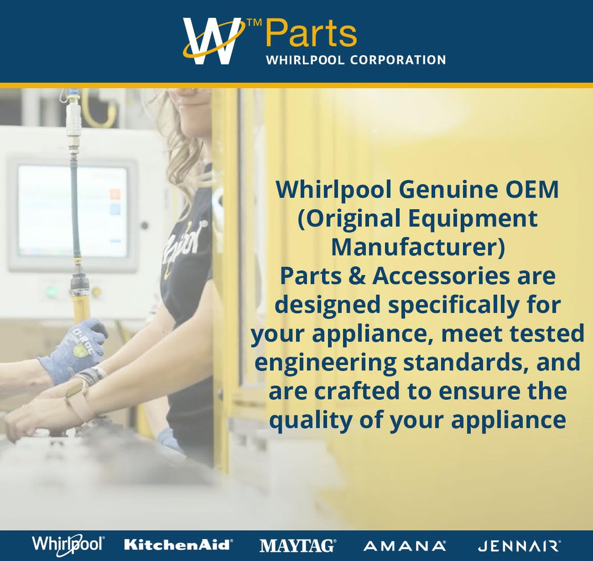 WPW10300022 Genuine OEM Refrigerator Ice Maker Assembly Replacement Replaces W10122556 W10300022 W10377190