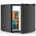 1.6 Cu Ft Small Refrigerator with 7 Level Adjustable Thermostat Silver Compact Mini Fridge for Home Dorm