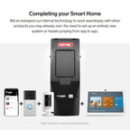 B6172H Wall Mount Smart Garage Door Opener with DC Motor Lifts up to 14ft High 850lbs Black