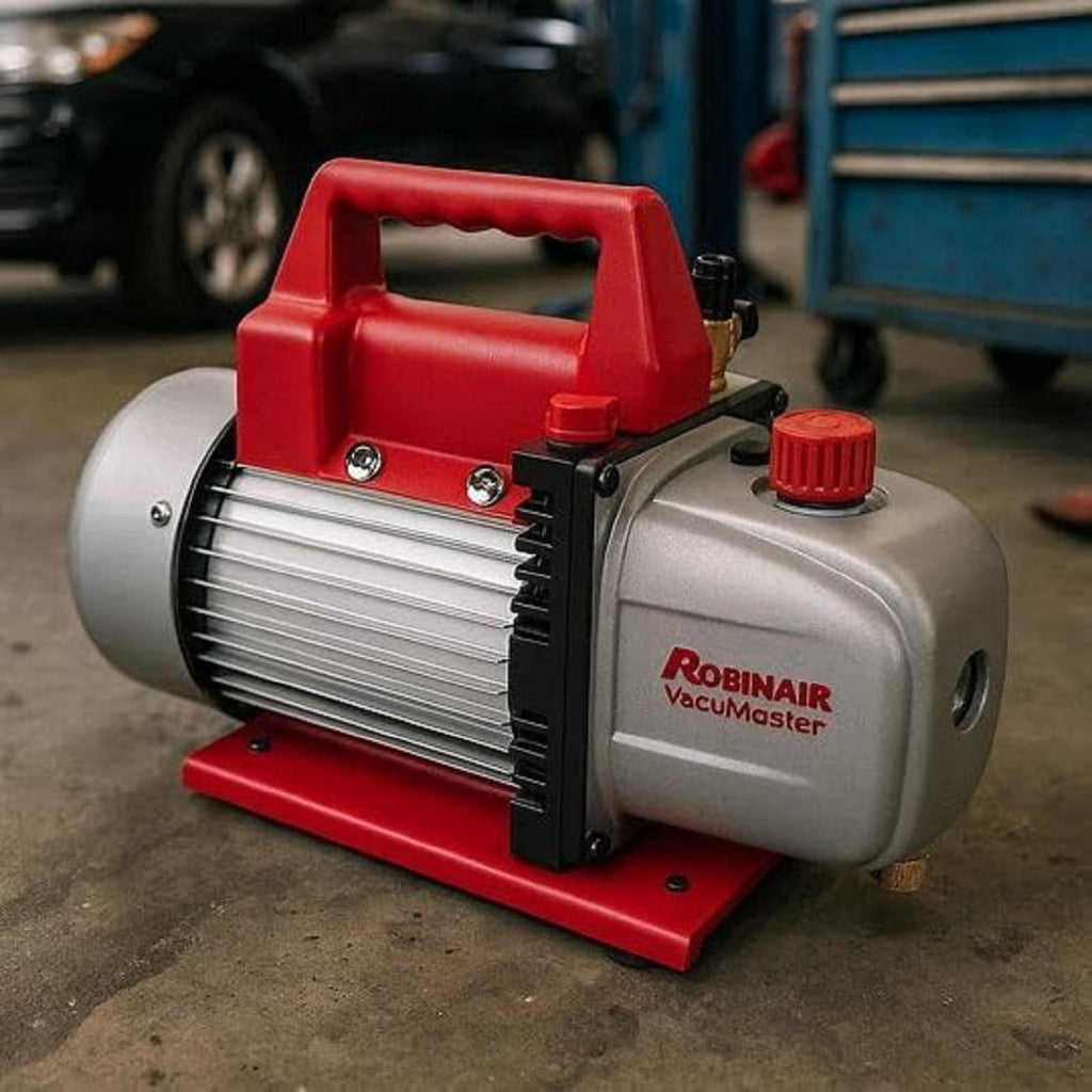 15500 VacuMaster Economy Vacuum Pump for AC and Refrigeration Service 2 Stage 5 CFM 1/3 HP 115V 60Hz Motor