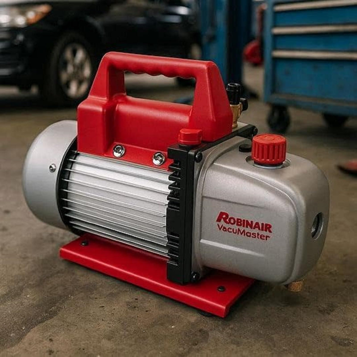 15500 VacuMaster Economy Vacuum Pump for AC and Refrigeration Service 2 Stage 5 CFM 1/3 HP 115V 60Hz Motor