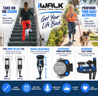 Hands-Free Knee Crutch Mobility Aid, Third Generation
