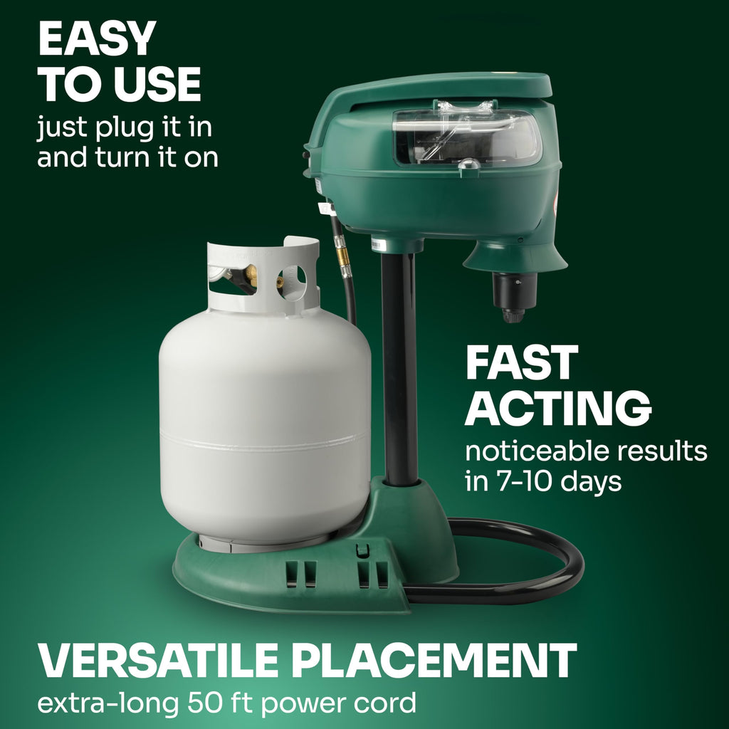 Patriot Plus Propane Mosquito Trap CO2 Flying Insect Trap Outdoor Backyard Mosquito Control