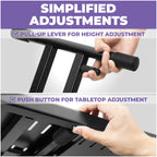 Adjustable X-Style DJ Table Stand for Audio Mixers and Stage Equipment
