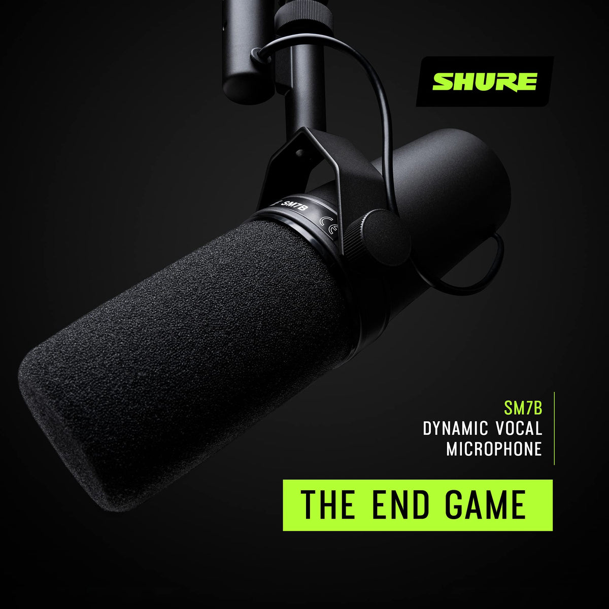 SM7B Dynamic Vocal Microphone Cardioid Broadcast Studio Mic for Podcasting and Live Streaming