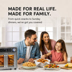French Door Air Fryer Toaster Oven, 26 Qt Countertop Multi-Function