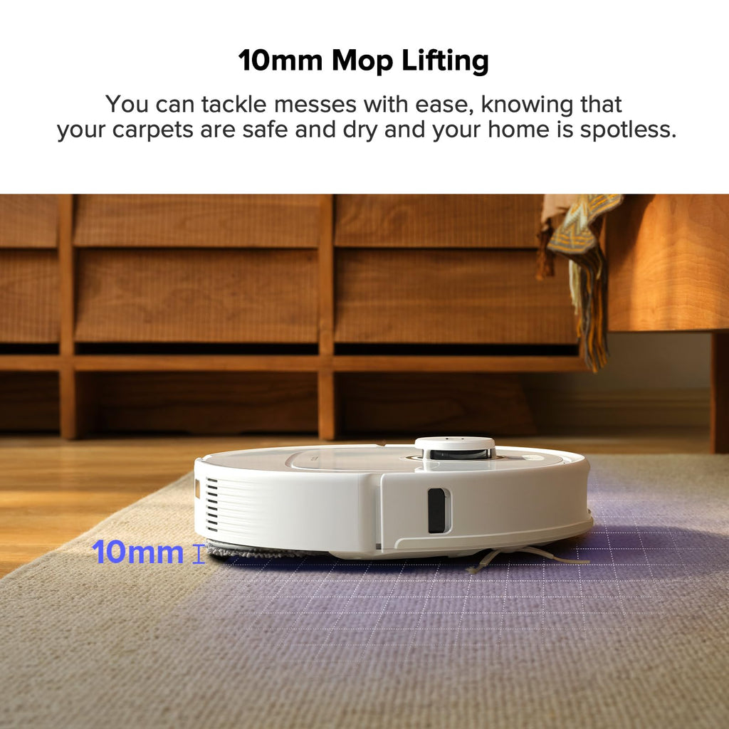 Robot Vacuum and Mop with 7,000 Pa Suction, Hot Water Mop Washing, Auto Dry, Qrevo Pro