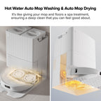Robot Vacuum and Mop with 7,000 Pa Suction, Hot Water Mop Washing, Auto Dry, Qrevo Pro