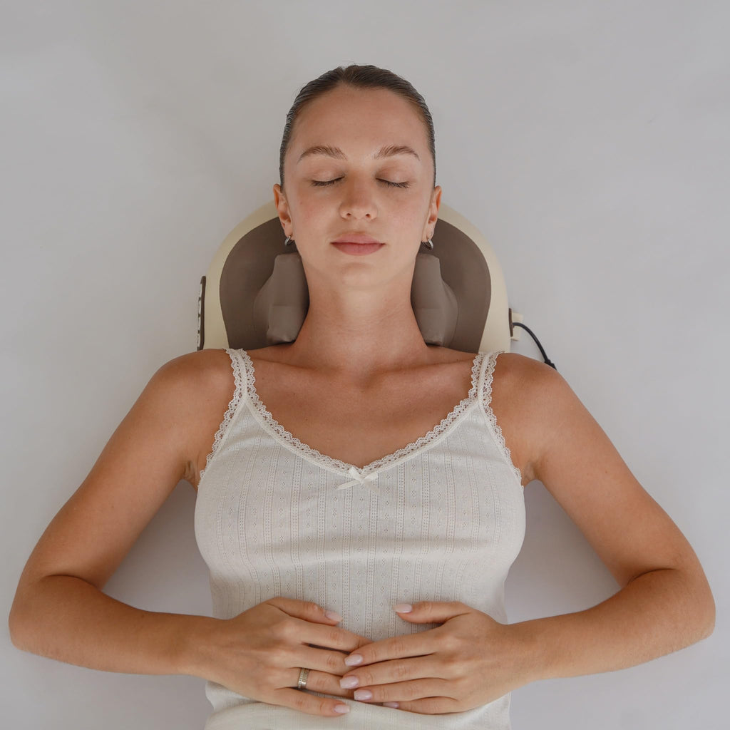 R19 Lite Neck and Shoulder Massager for relaxing deep tissue massage and muscle pain relief